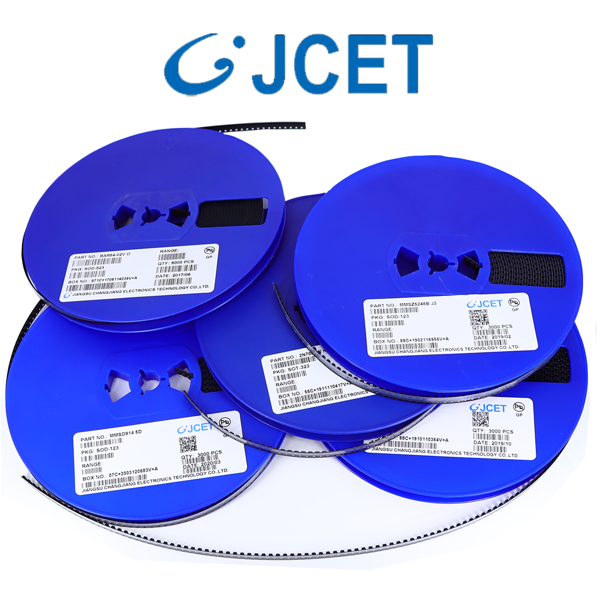 长电/长晶科技 JCET MMSZ5231B 丝印 E1 SOD-123 5.1V 稳压管二极管