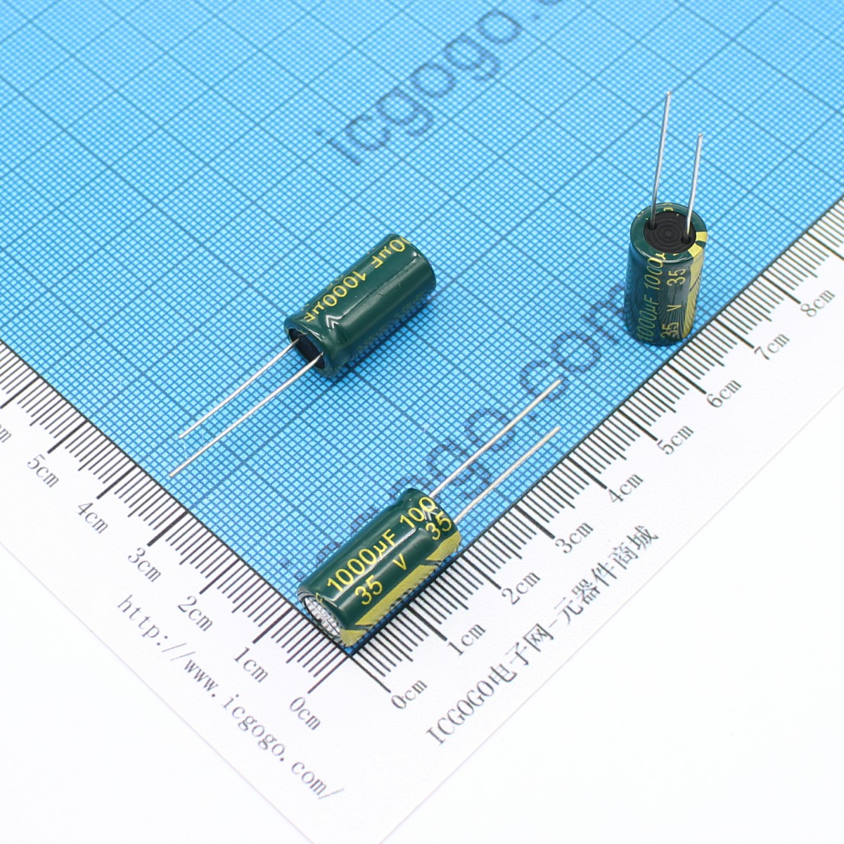 高频低阻直插电解电容 35V 1000UF 10*20 ±20%