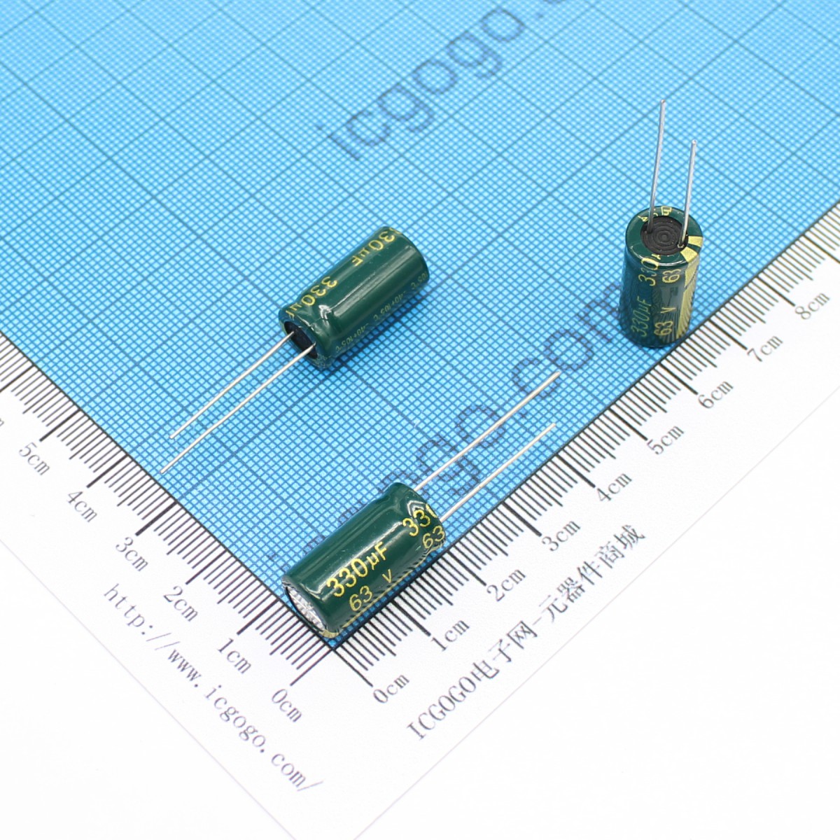 高频低阻直插电解电容 63V 330UF 10*20 ±20%