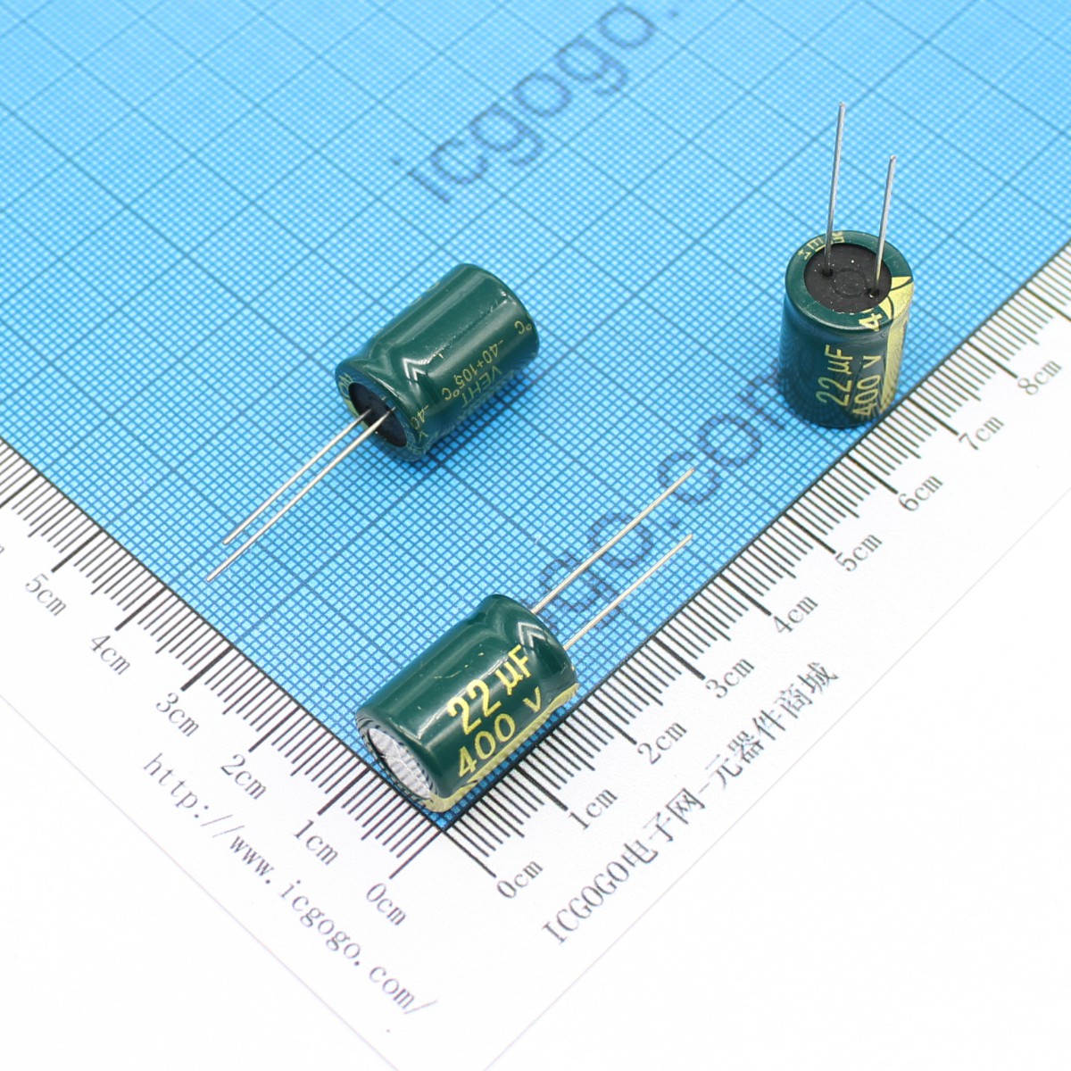 高频低阻直插电解电容 400V 22UF 13*17 ±20%