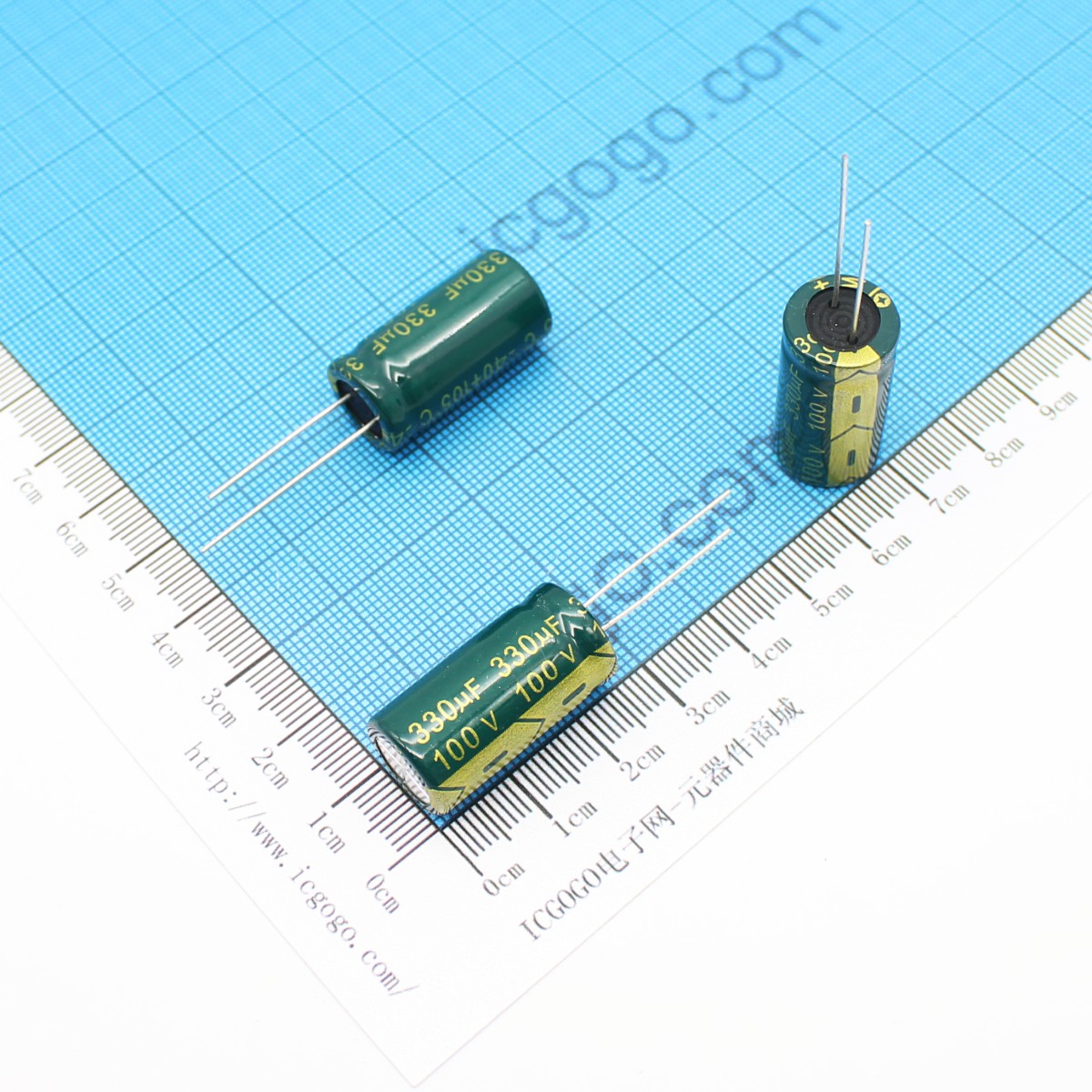 高频低阻直插电解电容 100V 330UF 13*25 ±20%