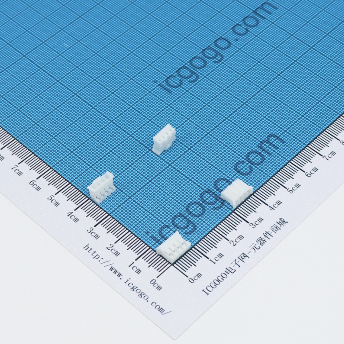 PH白色连接器 端子胶壳 插头 4PIN PH-4Y 间距2.0MM