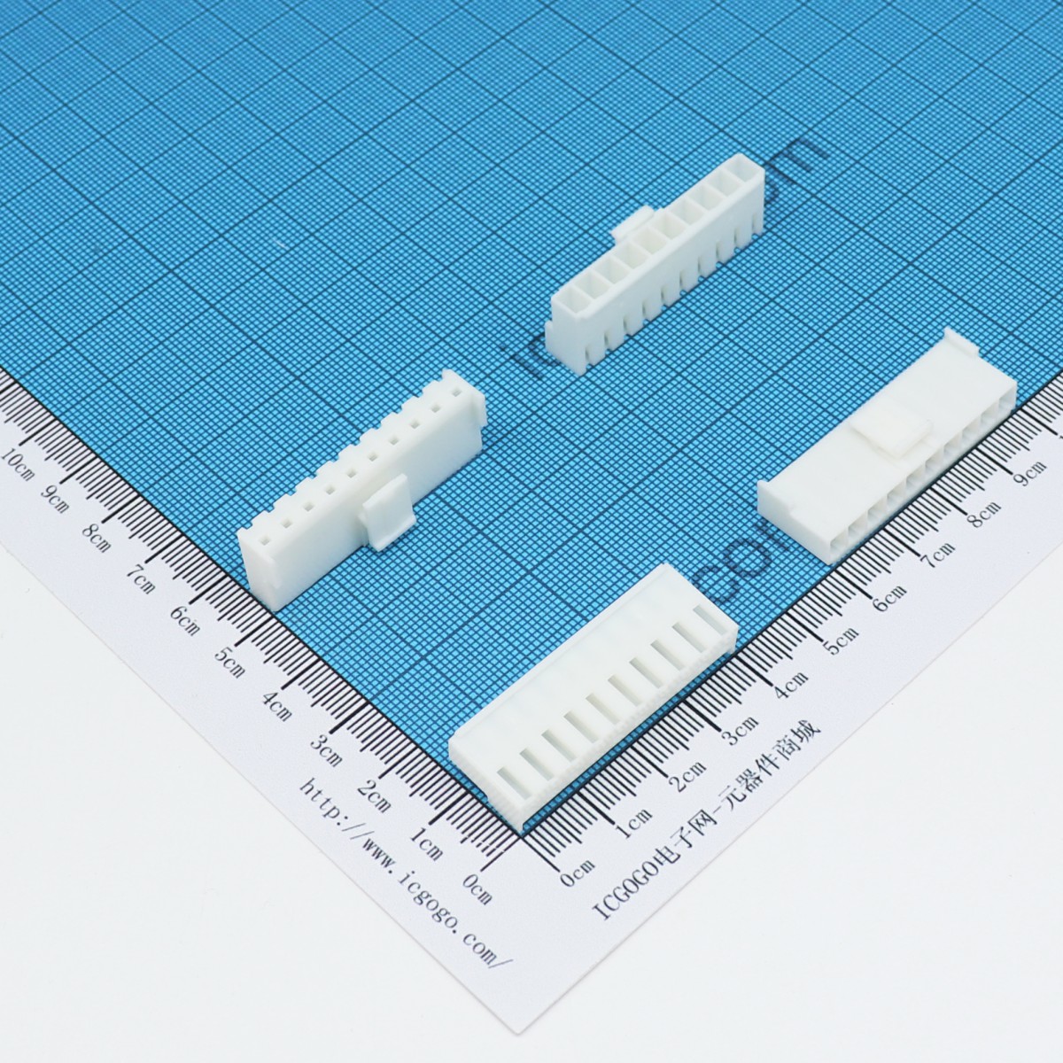 VH白色连接器 端子胶壳 插头 10PIN VH-10Y 间距3.96MM