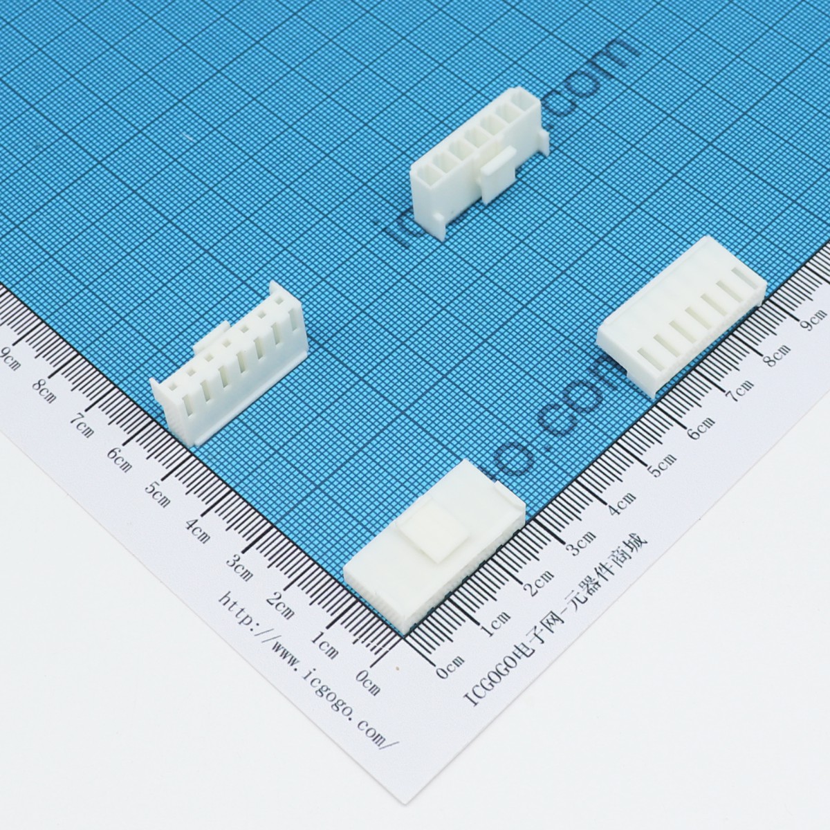 VH白色连接器 端子胶壳 插头 7PIN VH-7Y 间距3.96MM