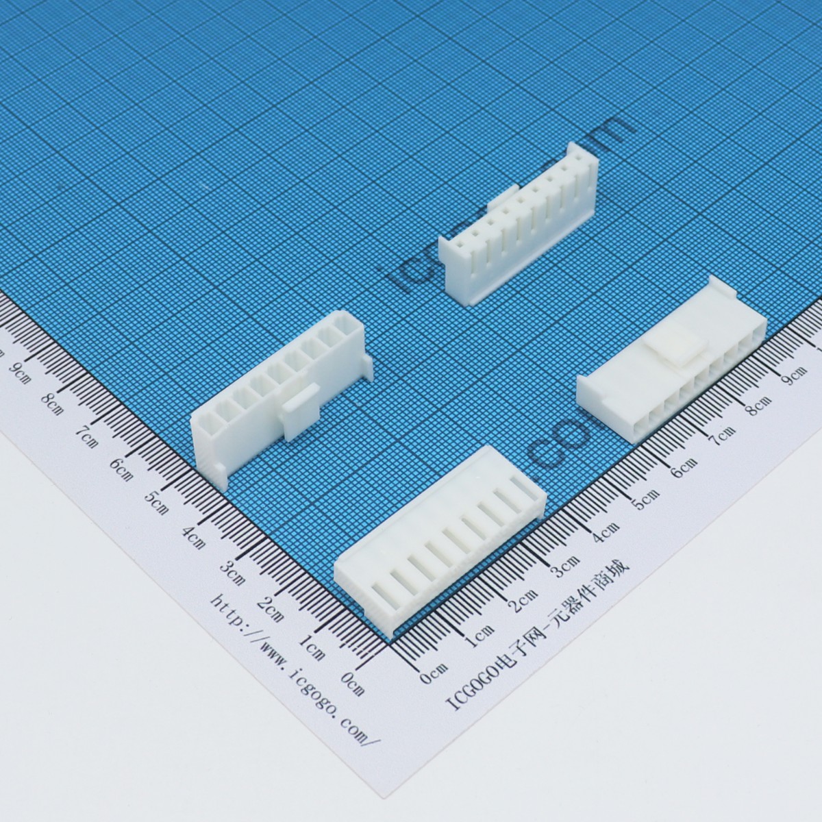 VH白色连接器 端子胶壳 插头 9PIN VH-9Y 间距3.96MM