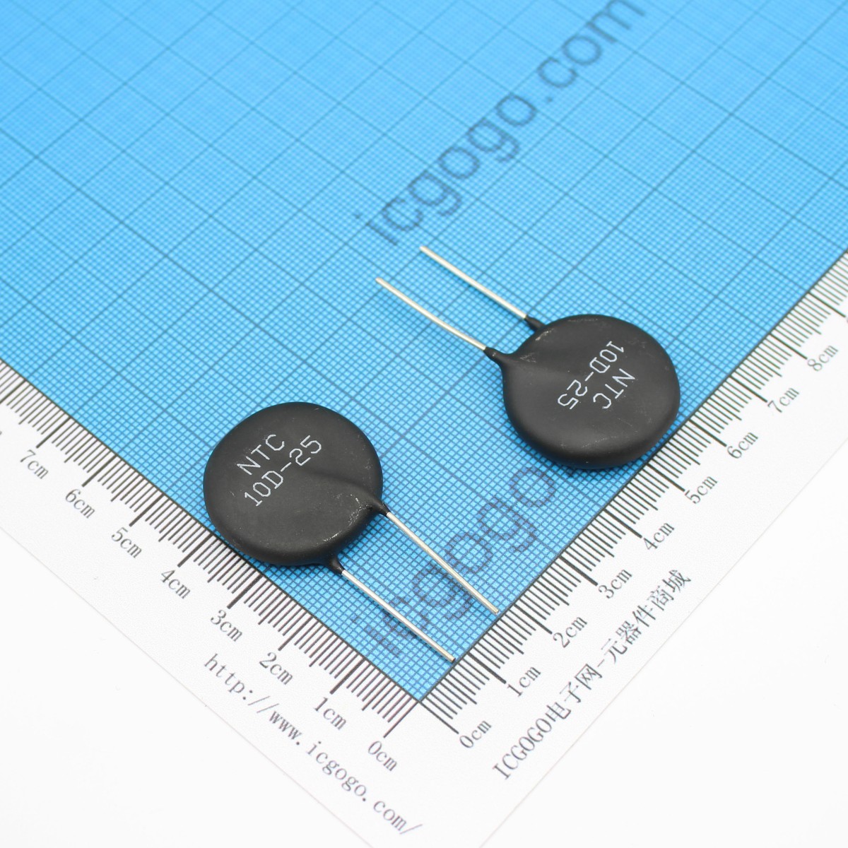 MF72-10D25 NTC10D-25 热敏电阻负温度系数 直径25mm 10欧姆 10Ω 10E 10R