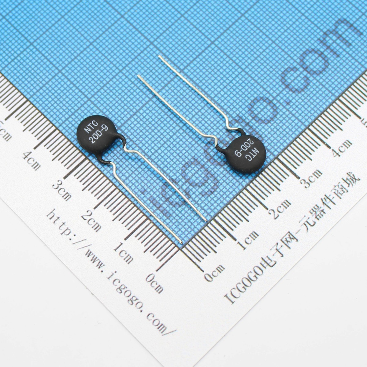 MF72-20D9 NTC20D-9 热敏电阻负温度系数 直径9mm 20欧姆 20Ω 20E 20R