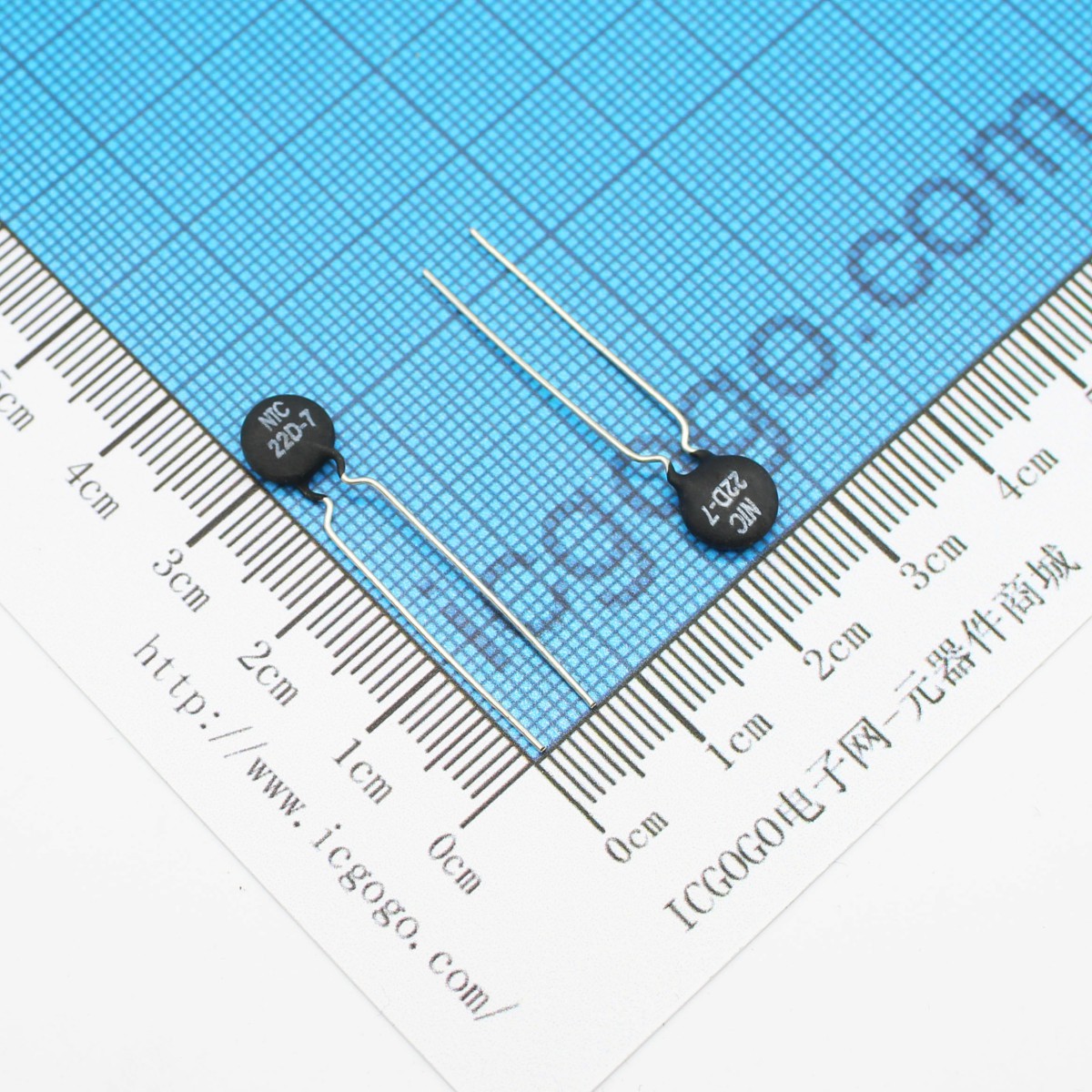 MF72-22D7 NTC22D-7 热敏电阻负温度系数 直径7mm 22欧姆 22Ω 22E 22R