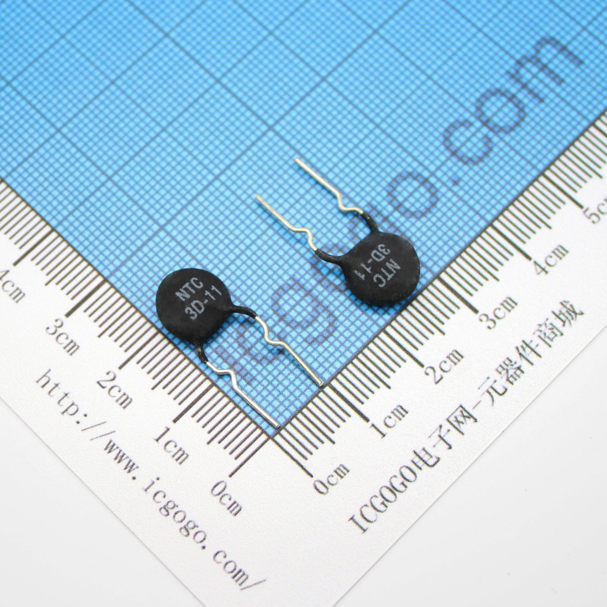 MF72-3D11 NTC3D-11 热敏电阻负温度系数 直径11mm 3欧姆 3Ω 3E 3R