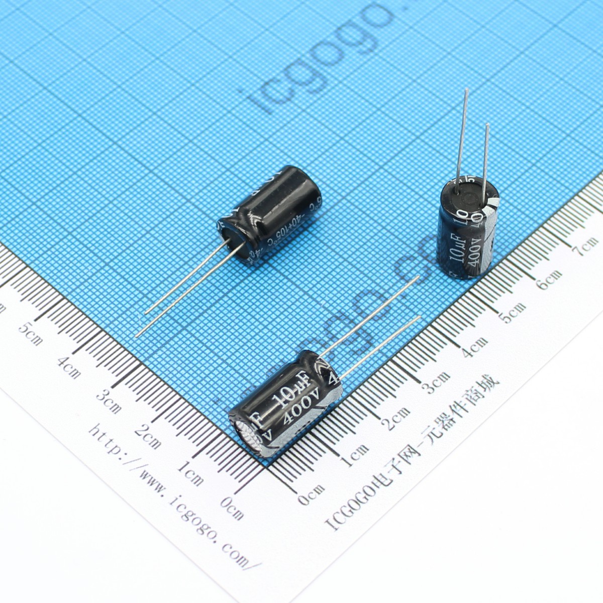 直插铝电解电容 400V 10UF 10*17 ±20%