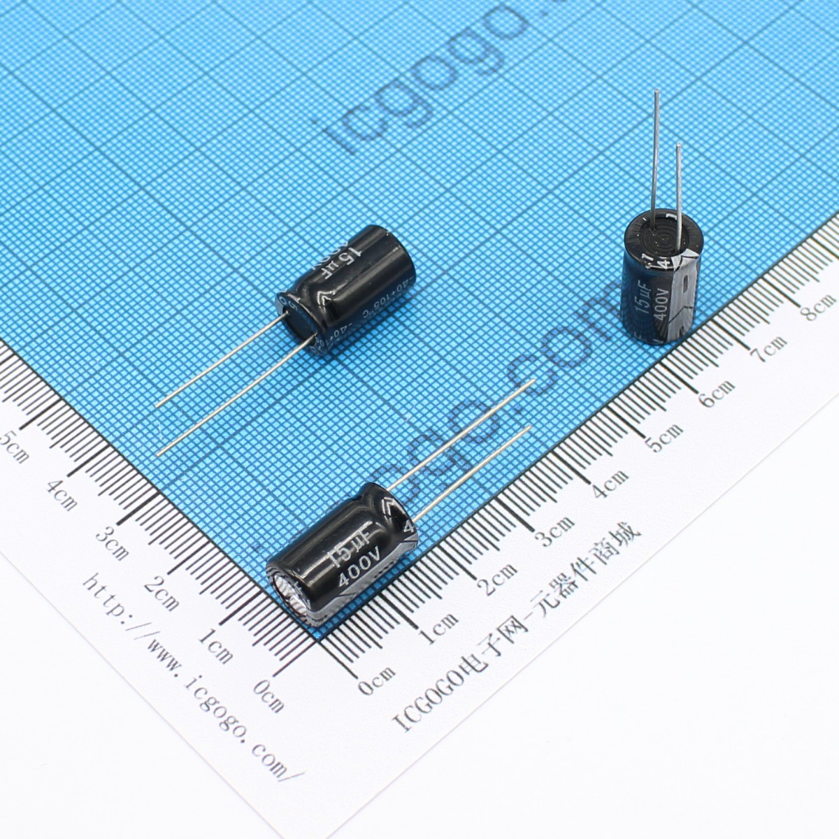 直插铝电解电容 400V 15UF 10*17 ±20%