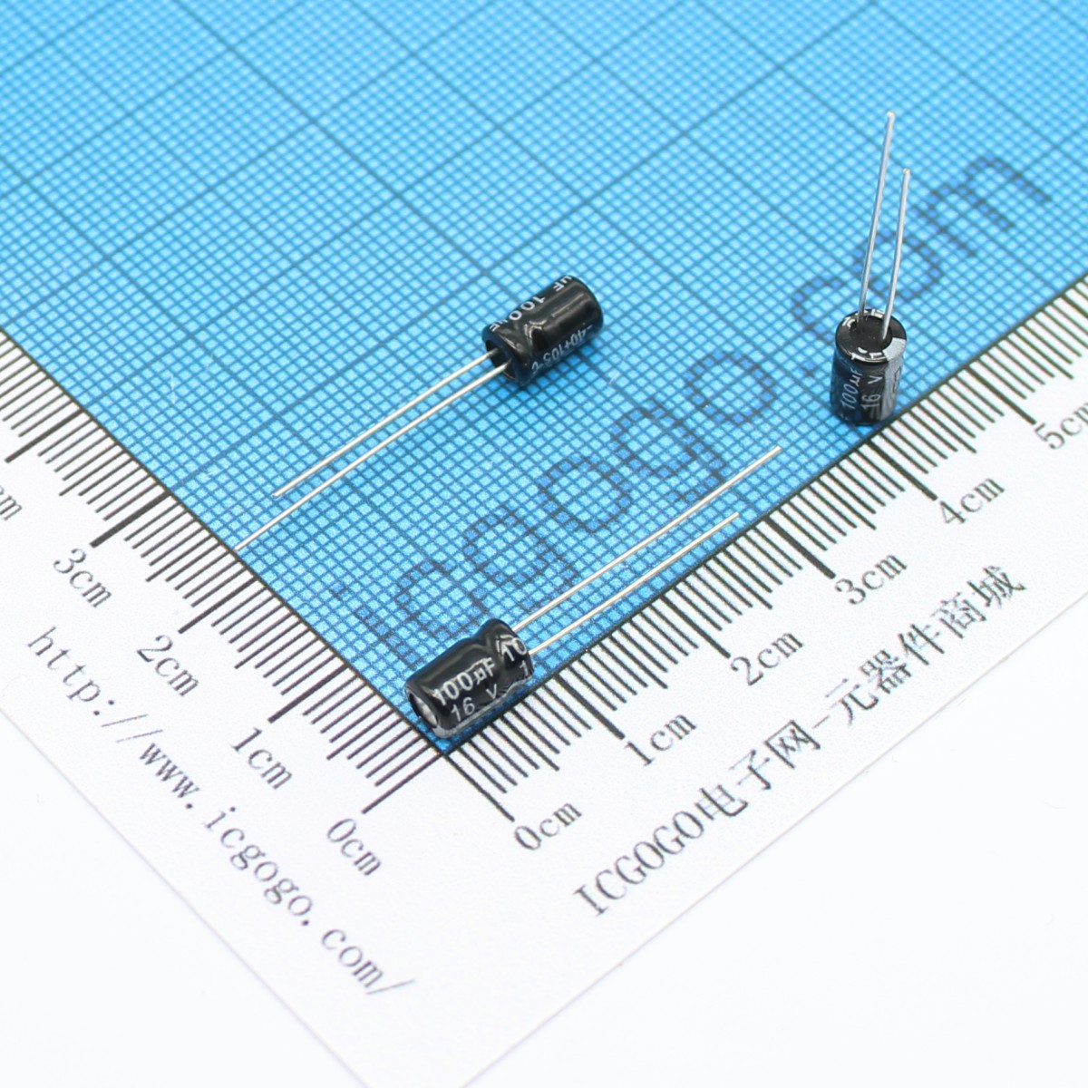 直插铝电解电容 16V 100UF 5*7 ±20%