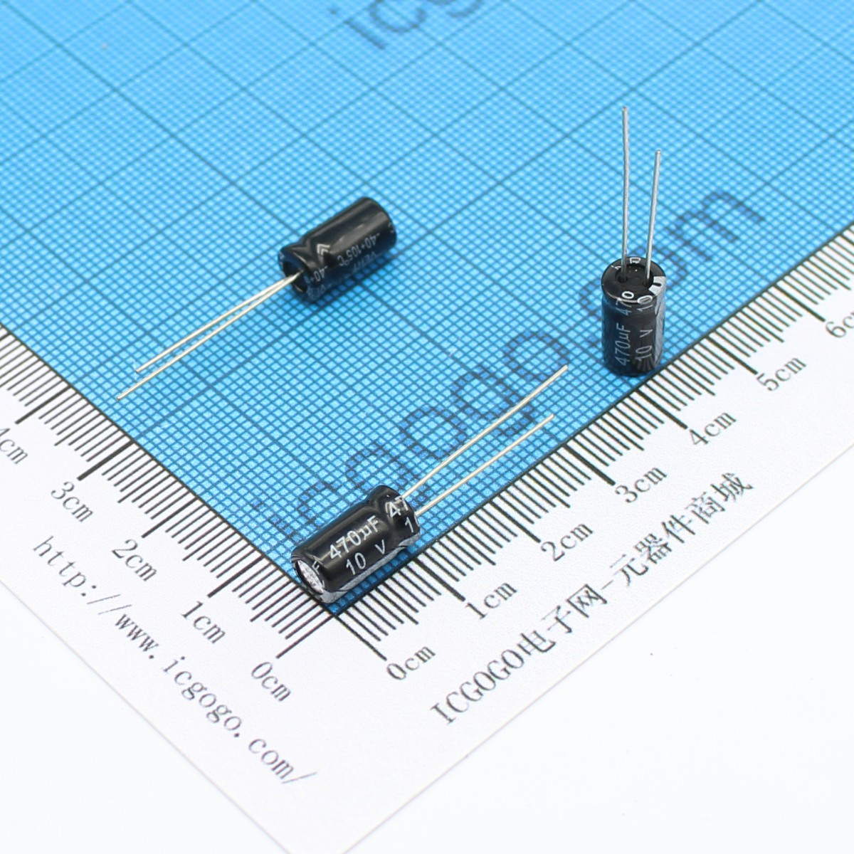 直插铝电解电容 10V 470UF 6*11 ±20%