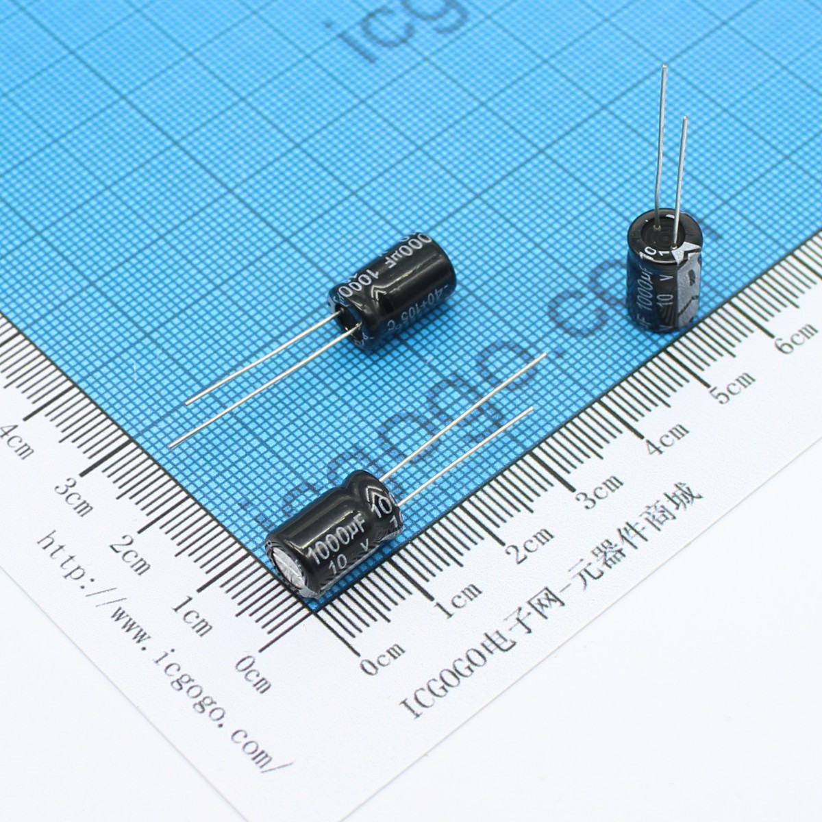 直插铝电解电容 10V 1000UF 8*12 ±20%