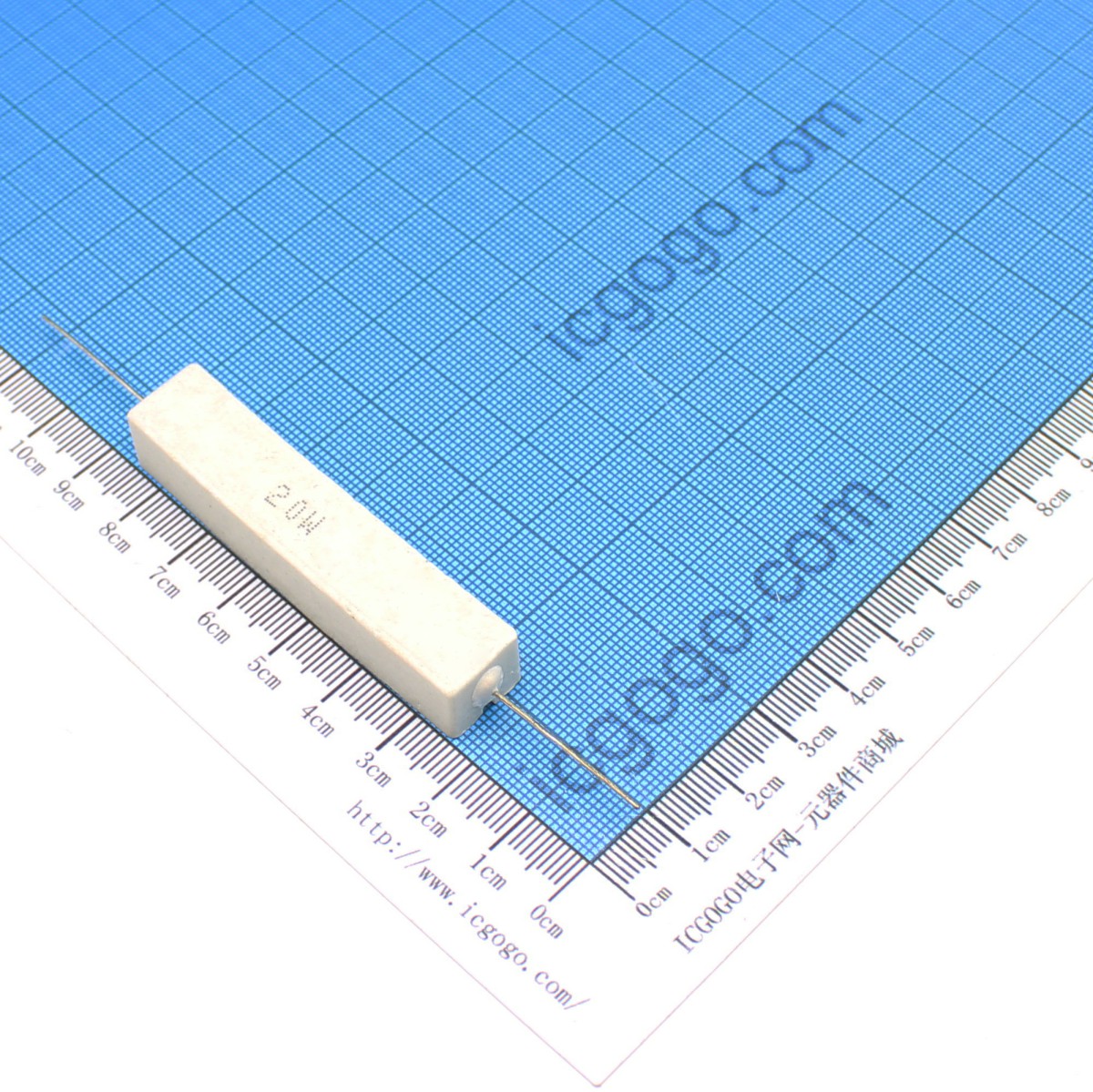 0.5R 插件卧式水泥电阻 RX27 20W 0.5E 0.5Ω 0R5J ±5% 0E5 0Ω5