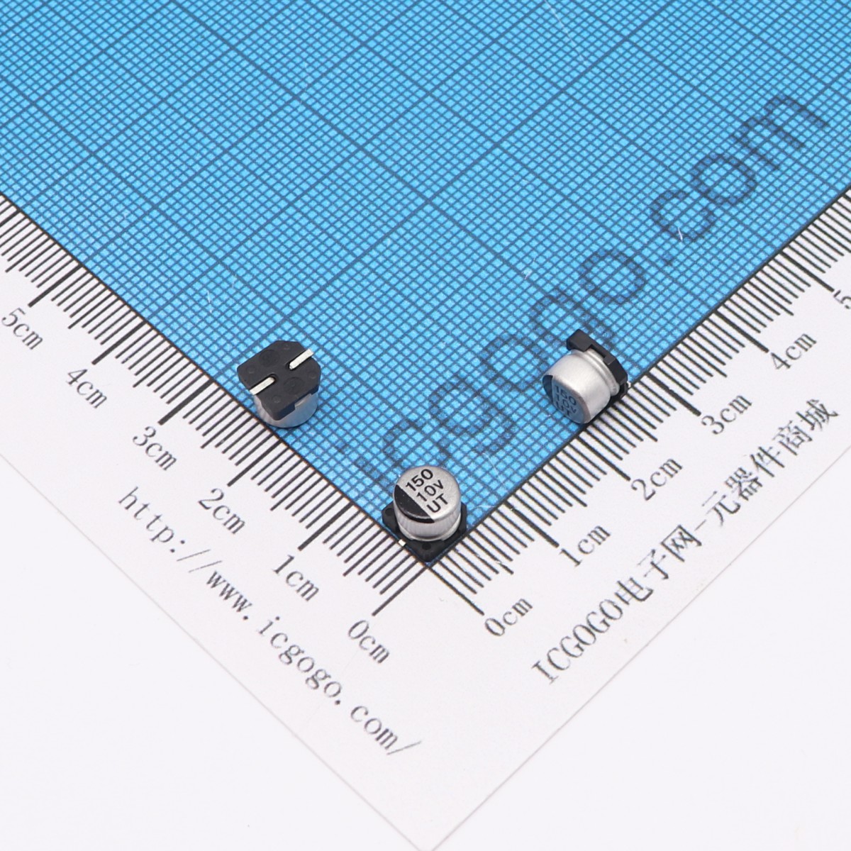 贴片铝电解电容 10V 150UF φ 6.3*5.4mm UT1A151M0605VG ±20%