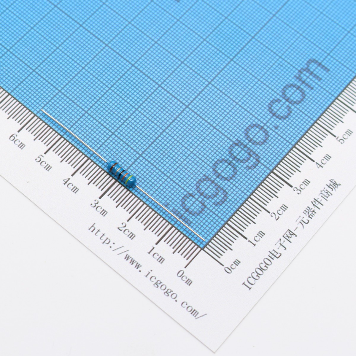 100.0KR 1/2W (0.5W) 金属膜电阻 1% 100KE 100.0KE 100.0KΩ 100KR 100KΩ 